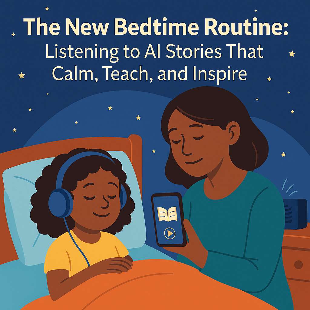 Bedtime routine with AI stories